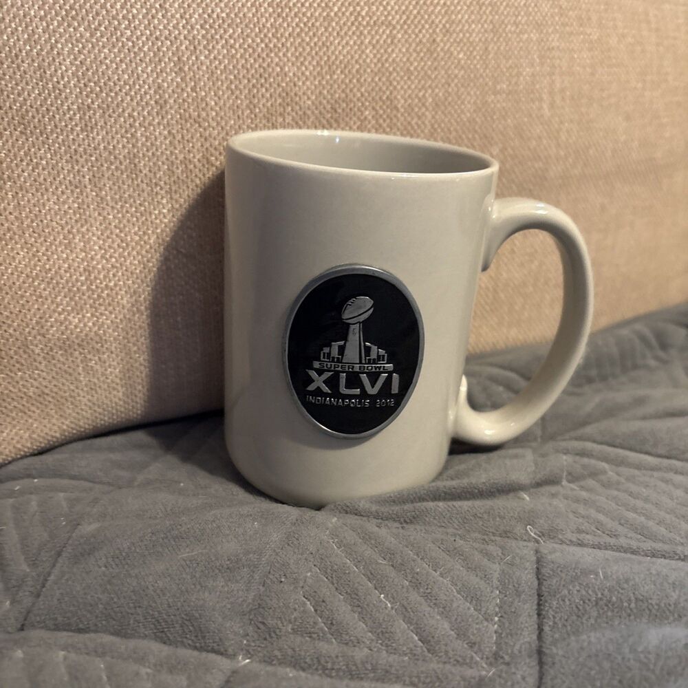 Super Bowl XLvii Indianapolis 2012 coffee cup